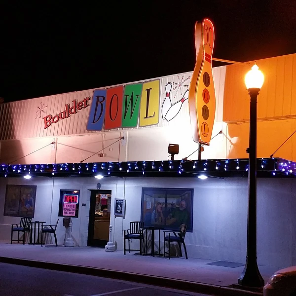 This is The Boulder Bowl Lanes in Boulder City Nevada