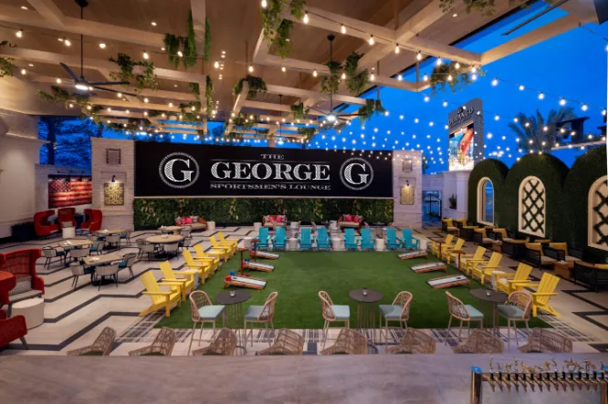 This is The George Patio at Durango Resort in Las Vegas