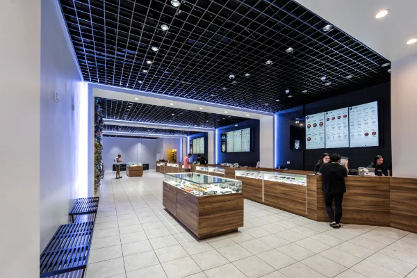 This is a picture of the Wallflower Cannabis Dispensary in Las Vegas
