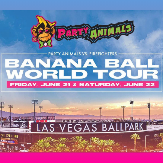 BANANA BALL WORLD TOUR PARTY ANIMALS VS FIREFIGHTERS LAS VEGAS