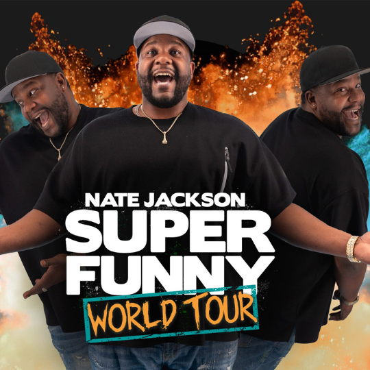 NATE JACKSON SUPER FUNNY WORLD TOUR LAS VEGAS TICKET