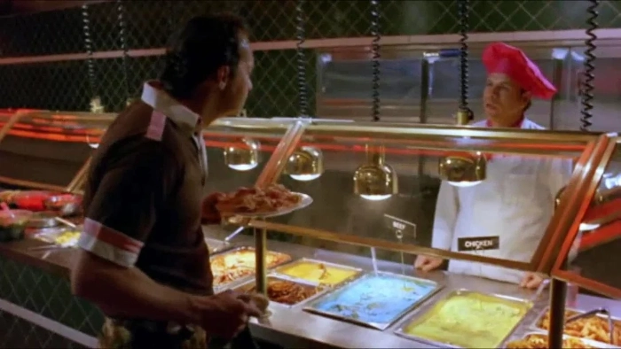 Vegas Vacation Buffet scene with cousin Eddie