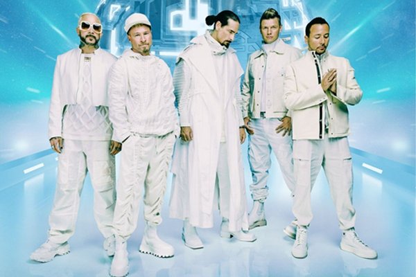 Backstreet Boys performing their Into the Millennium residency at Sphere Las Vegas.
