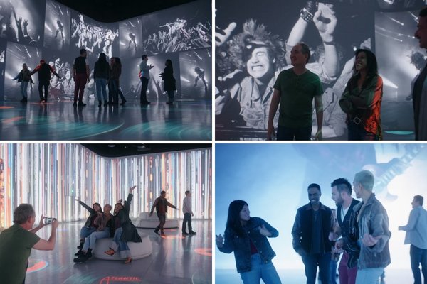 Amplified Rolling Stone Exhibit at Illuminarium Las Vegas