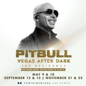 Pitbull Concert in Las Vegas