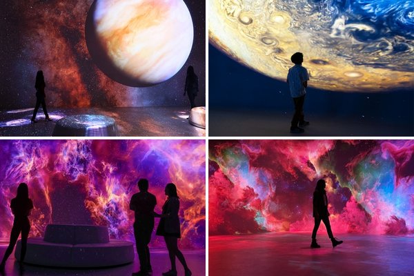 SPACE. A JOURNEY TO THE MOON & BEYOND Exhibit at Illuminarium Discounted Tickets Las Vegas