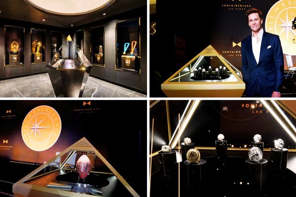 Exhibit gallery inside the Hall of Excellence