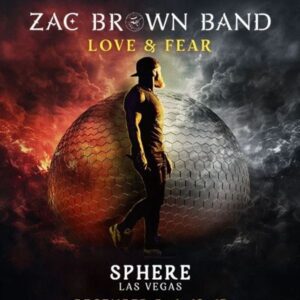 Zack Brown Band Concert at Sphere Las Vegas Discount Tickets