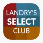 A four-colored logo for Landry's Select Club