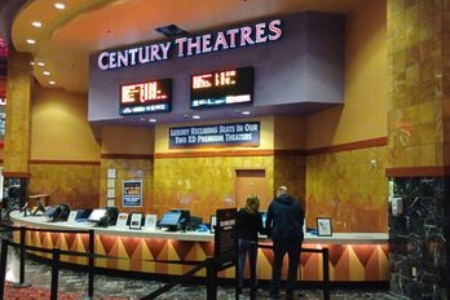Century 16 South Point movie theater lobby