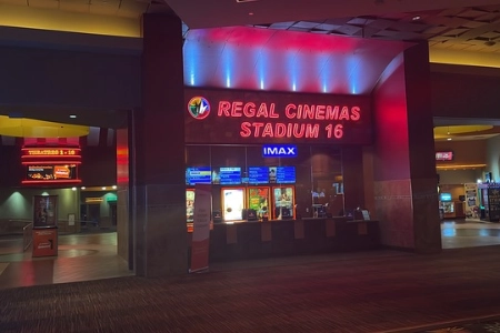 Regal Aliante movie theater entrance North Las Vegas