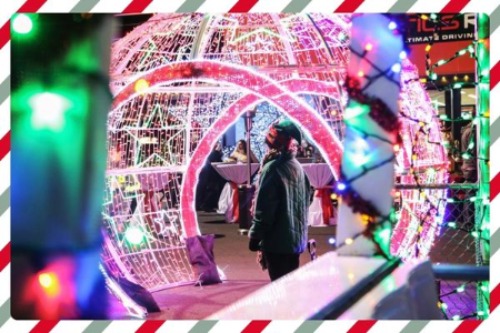 Glittering Lights drive-thru Christmas light show at Las Vegas Motor Speedway