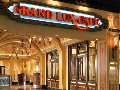 grand lux cafe food spread on table