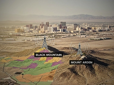 Map of Black Mountain/Mount Arden towers