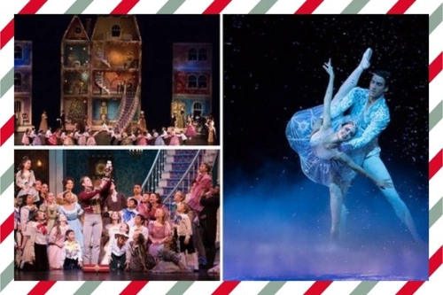The Nutcracker Ballet performance in Las Vegas for the Christmas season