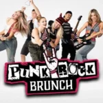 punk rock brunch show in las vegas featuring musicians with guitars microphone and energetic performance vibe