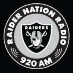 Raider Nation Radio 920 AM Las Vegas logo with Raiders branding