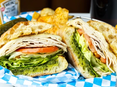 massive deli sandwich from saginaws circa resort