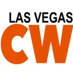 a black and red logo for the cw in Las vegas