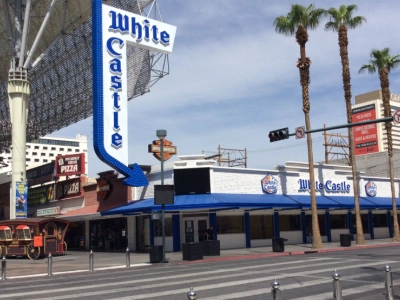 white castle sliders and fries