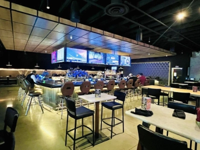 whiskey flight and appetizers