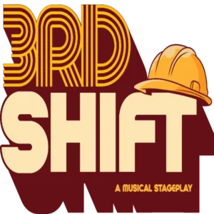 the logo for the 3rd shift play in Las Vegas at the Clark county library