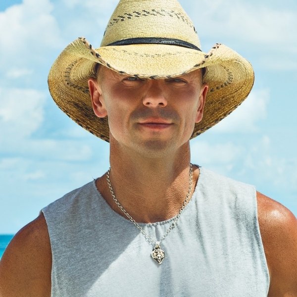 Kenny Chesney Artist image with beach in background