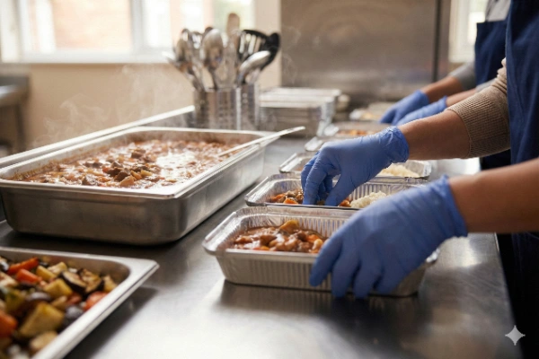 Free hot meals and food assistance resources in Las Vegas.