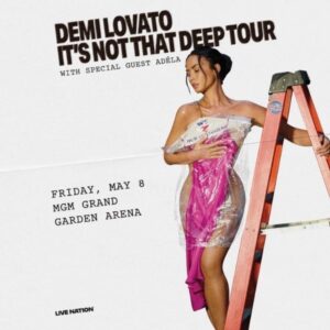 Demi Lovato Concert in Las Vegas Promotional Image