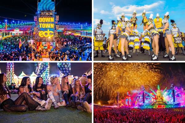 EDC Collage of event experience