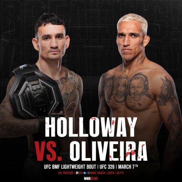 UFC 326. Holloway vs. Oliveira Las Vegas Promotional