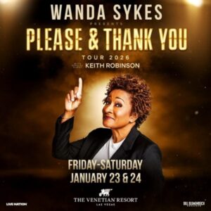 Wanda Skyes Please and Thank You Tour 2026 Las Vegas Promotional Image