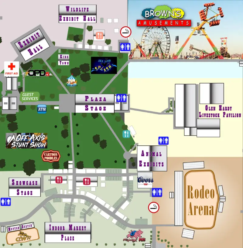 Clark County Fairgrounds Map