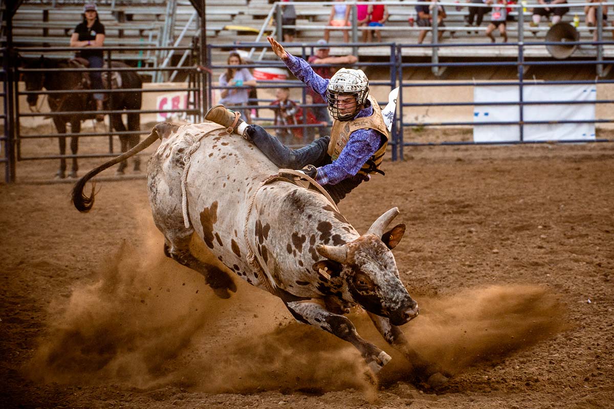 Bullriding at Clark County Rodeo