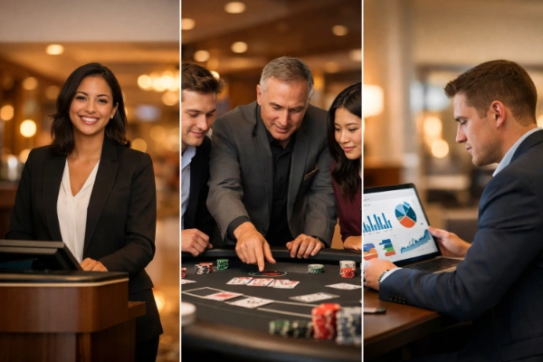 CSN Casino Management Program training in Las Vegas with students learning casino operations and analytics