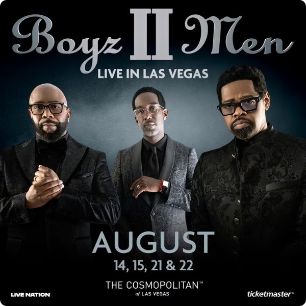 Boyz II Men Promotional Concert Image Las Vegas