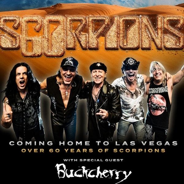 Scorpions Coming Home to Las Vegas residency with special guest Buckcherry at PH Live