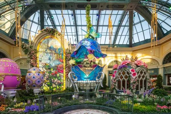 Springtime Symphony. Music In Motion Spring 2026 Display at Bellagio Gardens