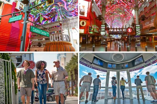 Vintage Vegas Sights & Sounds Tour by Pink Jeep collage 2