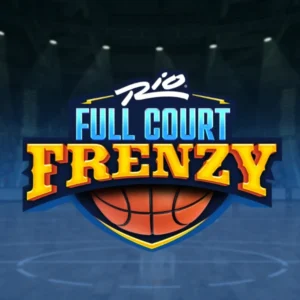 Poster for the Full Court Frenzy Basketball Tournament Viewing Parties at the RIO Las Vegas