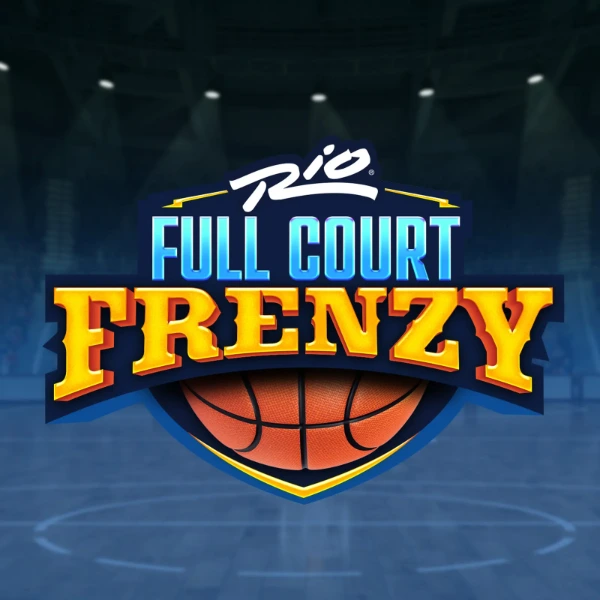 Poster for the Full Court Frenzy Basketball Tournament Viewing Parties at the RIO Las Vegas