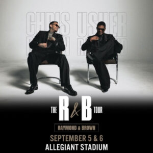 Chris Brown and Usher R & B Concert in Las Vegas Promotional Image