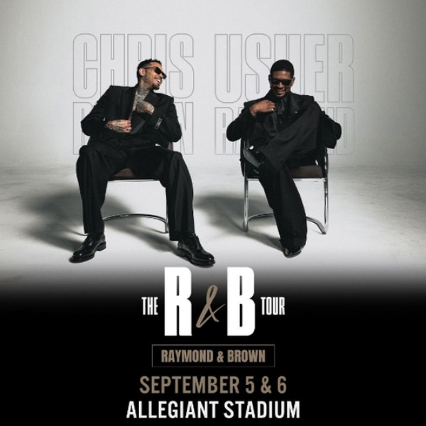 Chris Brown and Usher R & B Concert in Las Vegas Promotional Image