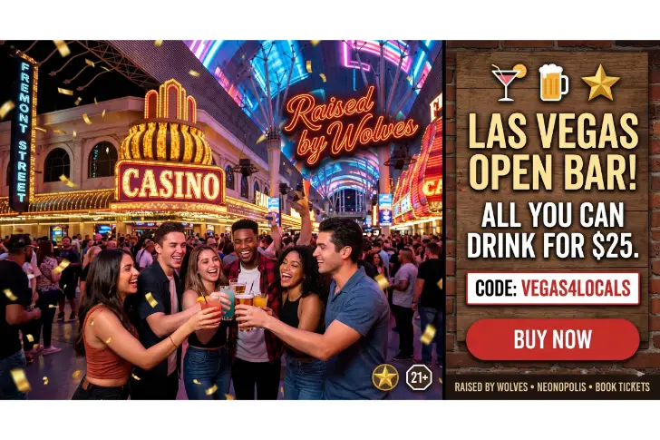 Raised by Wolves Open Bar Party in Downtown Las Vegas