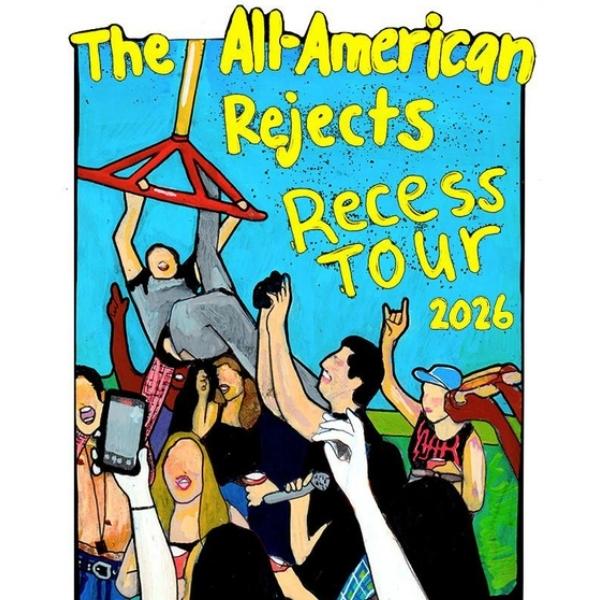 All American Rejects Recess Tour 2026 Promotional Image
