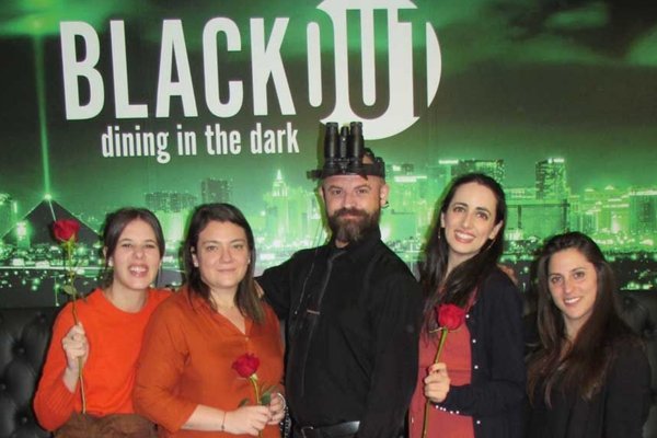 Blackout Dining in the dark mothers day