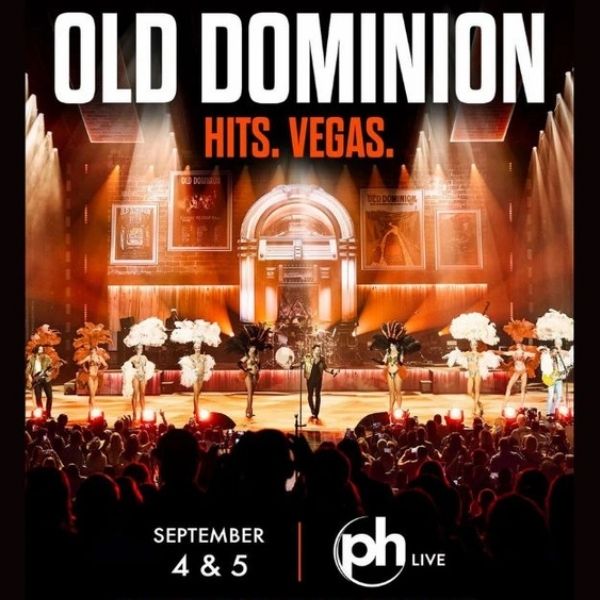 Old Dominion Hits Live Las Vegas Concerts Promo Image