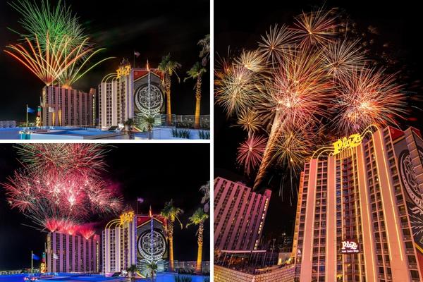 Plaza Hotel & Casino Summer Weekly Fireworks Pictures of the firework displays