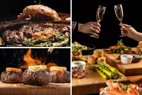 STK Steakhouse offerings pictures of food and beverage