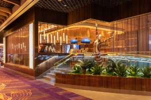 Entrance to to the CASBAR Lounge at Sahara Las Vegas